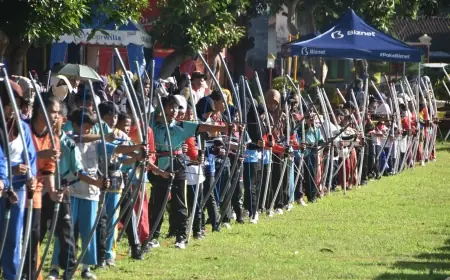316 Atlet Panahan, Ikuti Kejuaran Panahan HUT ke-79 Bhayangkara di Bondowoso