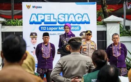 Sigap Terima Aduan Warga 24 Jam, Pemkot Kediri Luncurkan Program Lapor Mbak Wali 112
