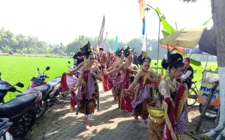 Warga Desa Jatiwates Jombang Lestarikan Tradisi Gawai Bumi Sumbersuko V