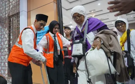 Kloter Pamungkas Bertolak, Embarkasi Surabaya Tuntaskan Keberangkatan Jemaah Haji 2025