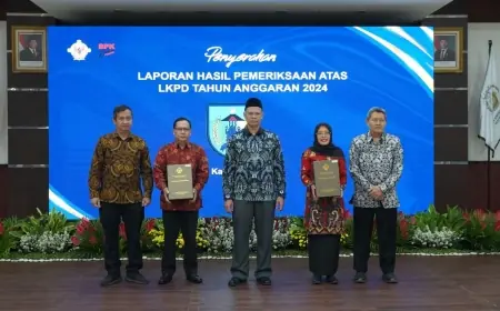 Pemkab Kediri Kembali Raih Opini WTP ke-9 secara Berturut-turut