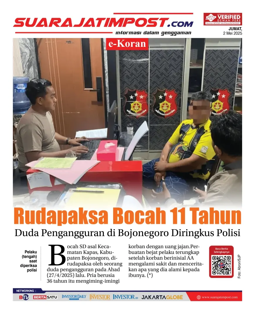 eKoran, Edisi Jumat, 2 Mei 2025