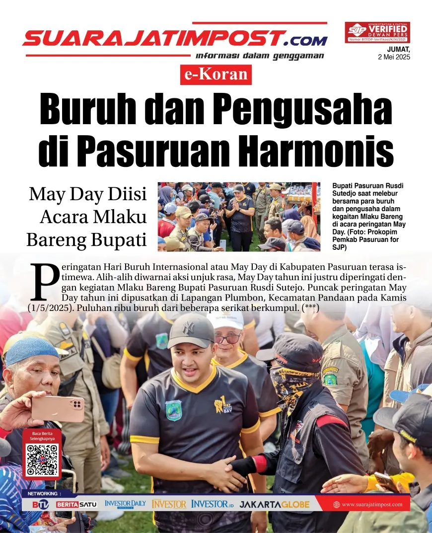 eKoran, Edisi Jumat, 2 Mei 2025