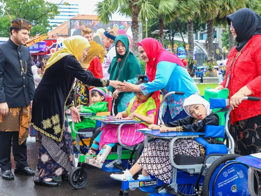 Hardiknas 2025 di Jatim: Dorong Inovasi Sekolah dan Pemberdayaan Anak Disabilitas