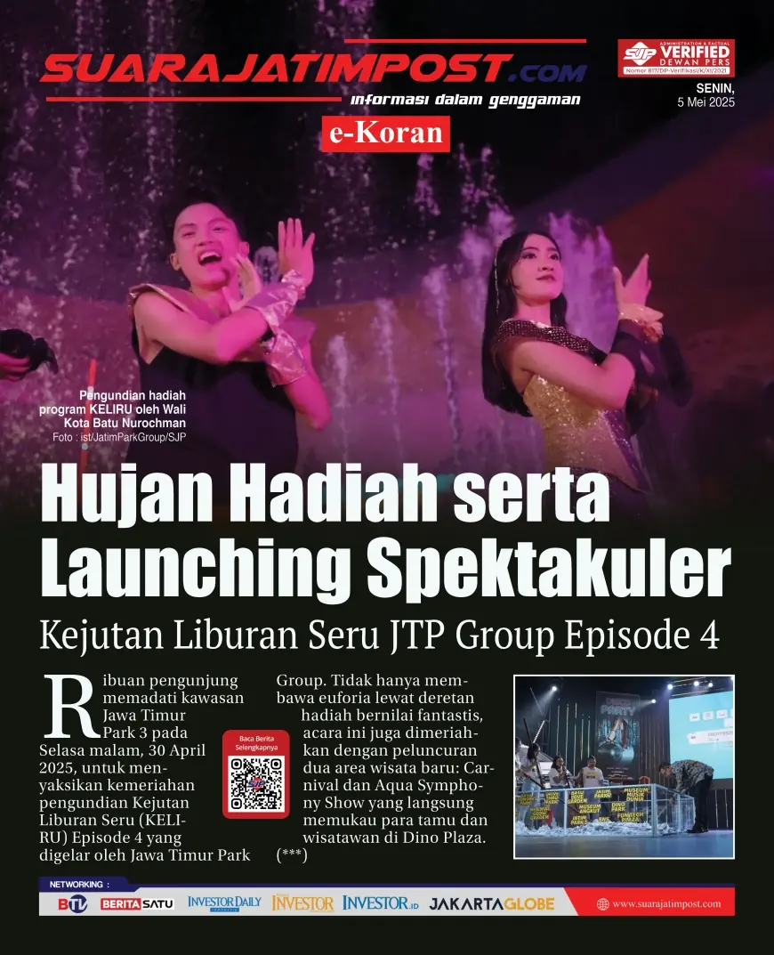 eKoran, Edisi Senin, 5 Mei 2025