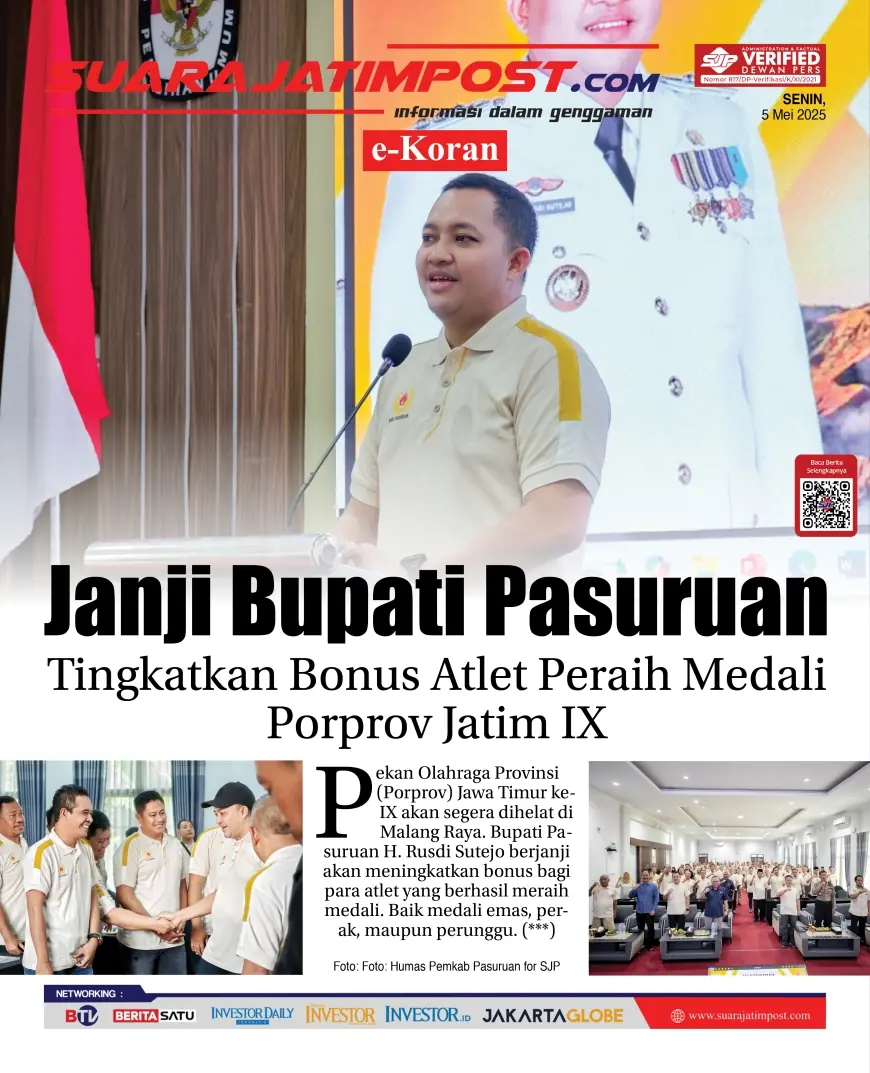 eKoran, Edisi Senin, 5 Mei 2025