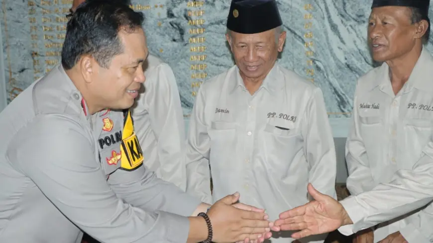 Perkuat Kekeluargaan, Kapolres Nganjuk Terima Kunjungan Purnawirawan Polri