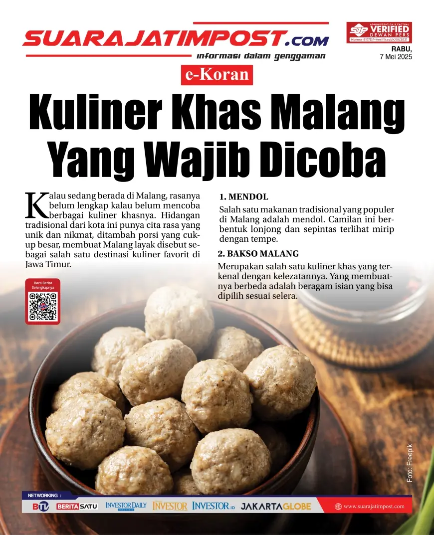 eKoran, Edisi Rabu, 7 Mei 2025