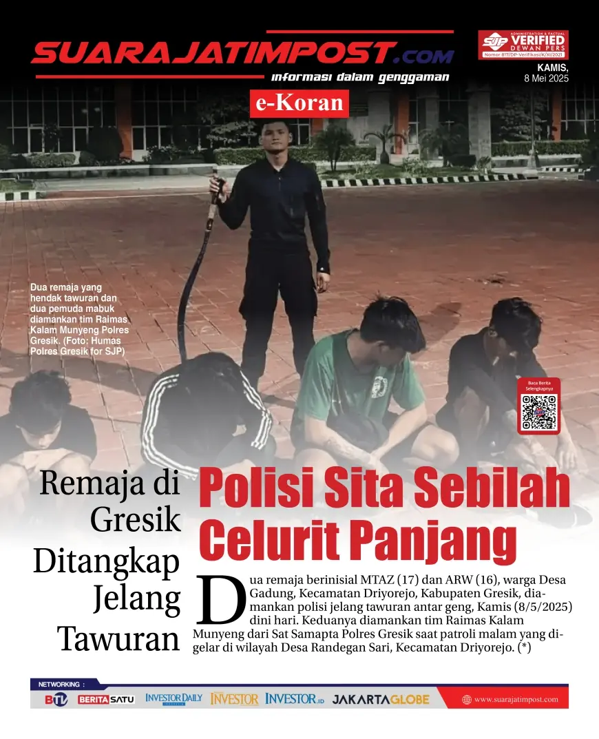 eKoran, Edisi Kamis, 8 Mei 2025