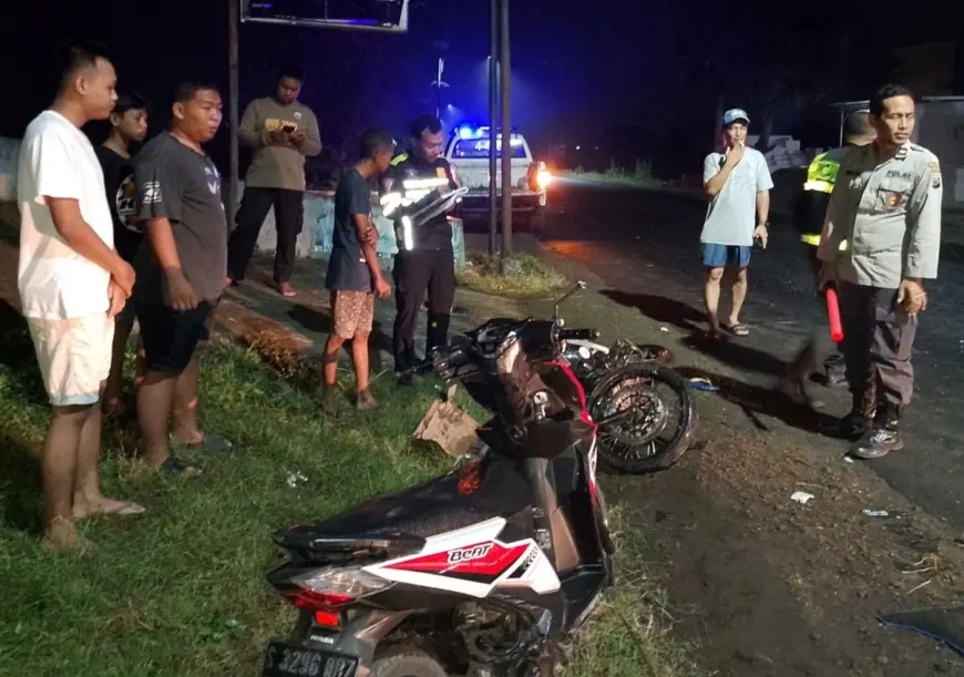 Dua Nyawa Melayang Usai Tabrakan Antar Sepeda Motor di Jombang