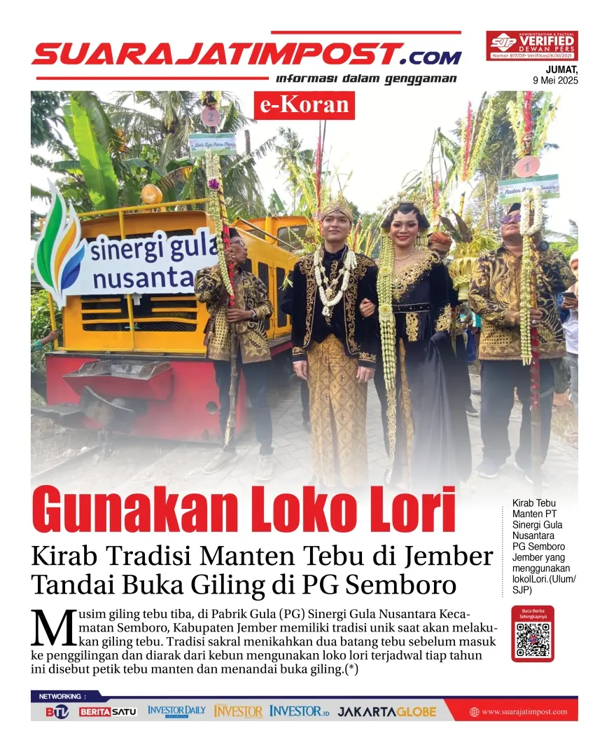 eKoran, Edisi Jumat, 9 Mei 2025