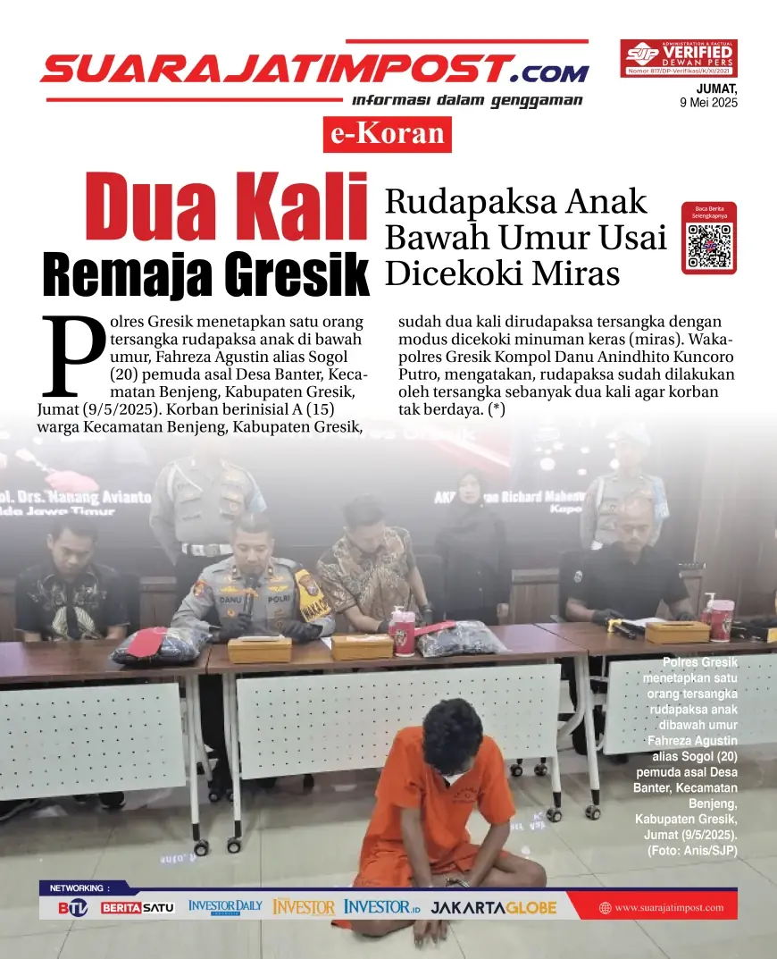 eKoran, Edisi Jumat, 9 Mei 2025
