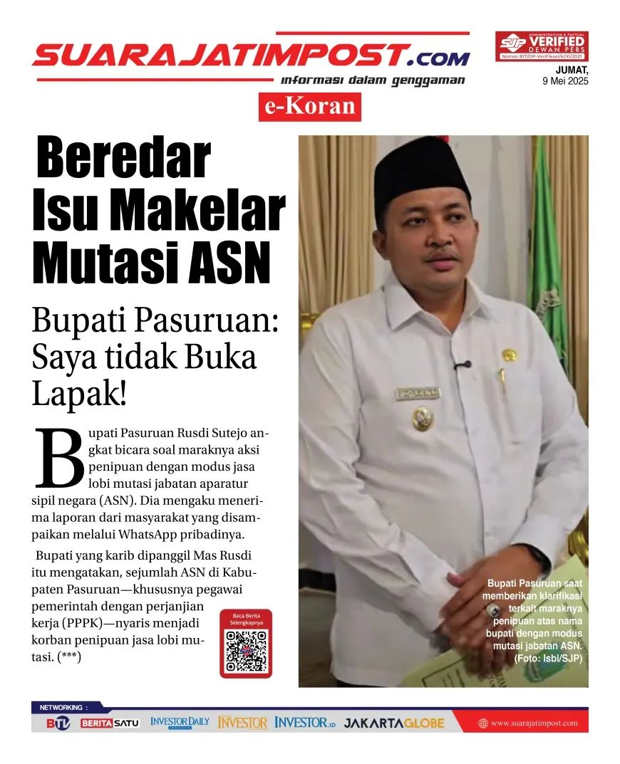 eKoran, Edisi Jumat, 9 Mei 2025