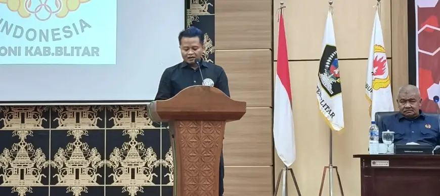Wabup Blitar Terpilih Jadi Ketua KONI, Targetkan 5 Besar di Porpov Jatim 2025