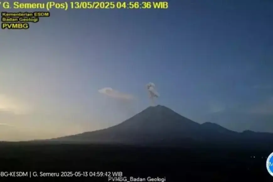 Gunung Semeru Erupsi Dua Kali, Warga Diminta Jauhi Radius Bahaya