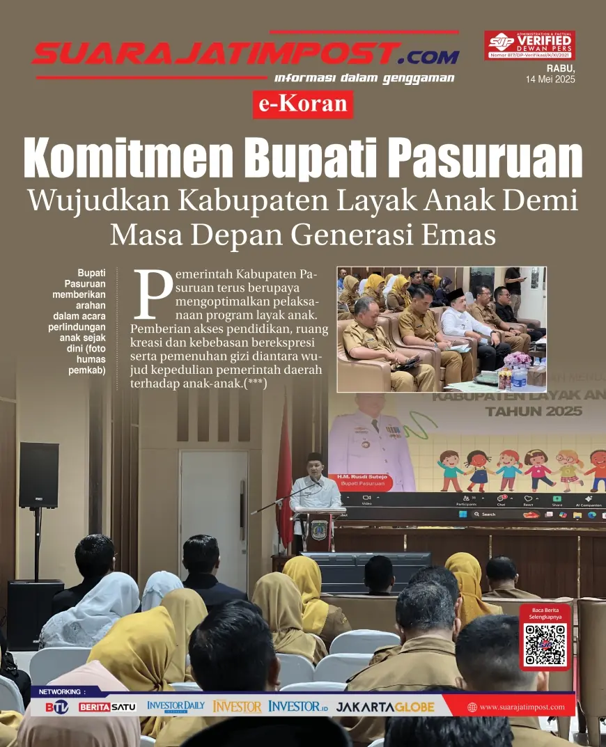 eKoran, Edisi Rabu, 14 Mei 2025