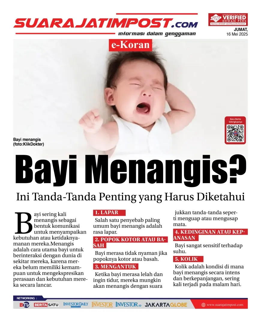eKoran, Edisi Jumat, 16 Mei 2025