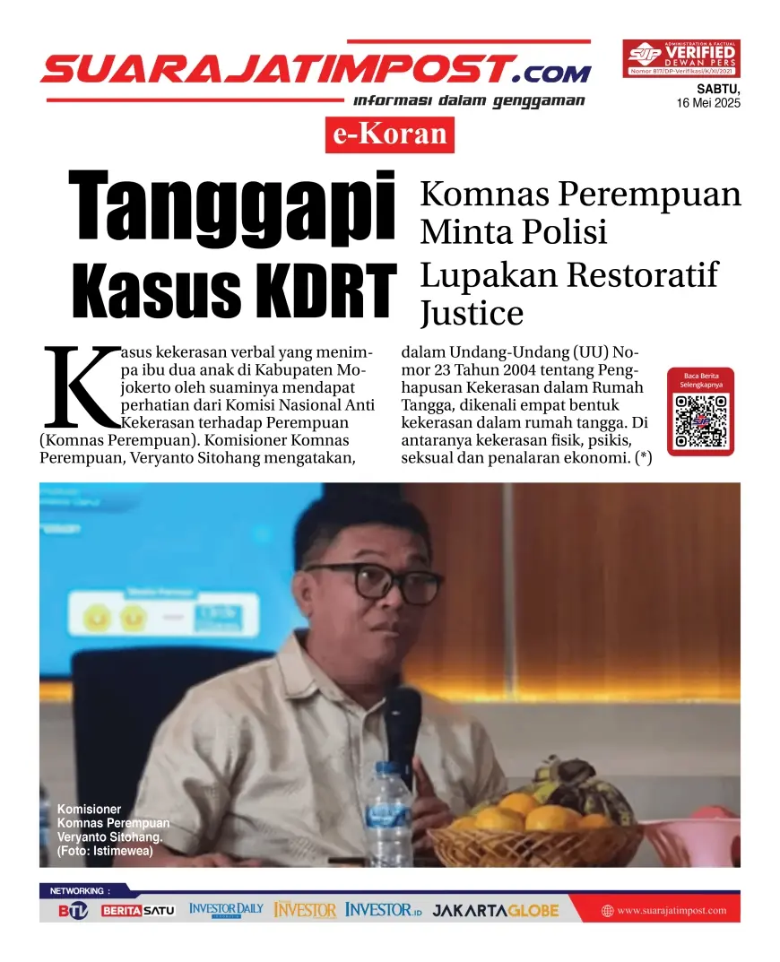 eKoran, Edisi Jumat, 16 Mei 2025