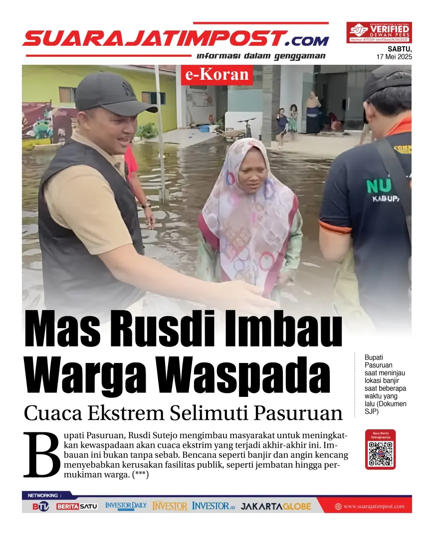 eKoran, Edisi Sabtu, 17 Mei 2025