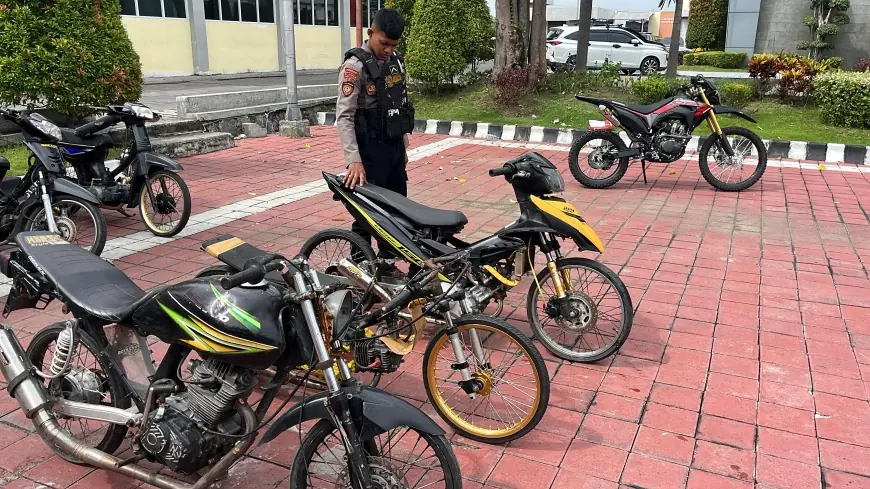 Gagal Tangkap Pelaku, Operasi Balap Liar di Gresik hanya Sita 3 Motor