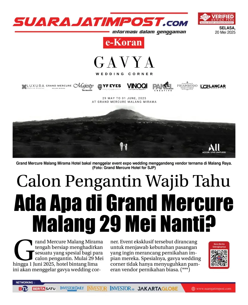 eKoran, Edisi Selasa, 20 Mei 2025