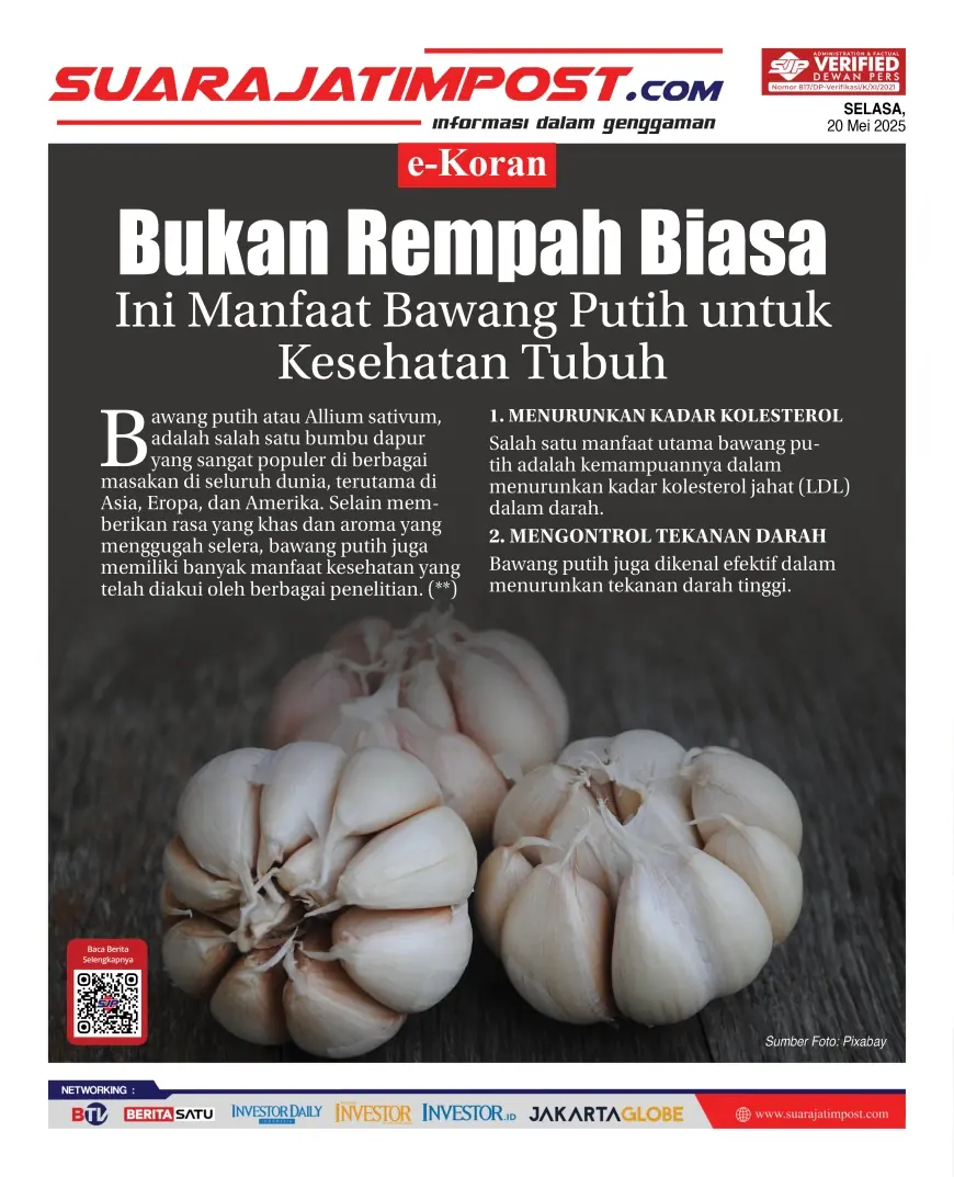 eKoran, Edisi Selasa, 20 Mei 2025