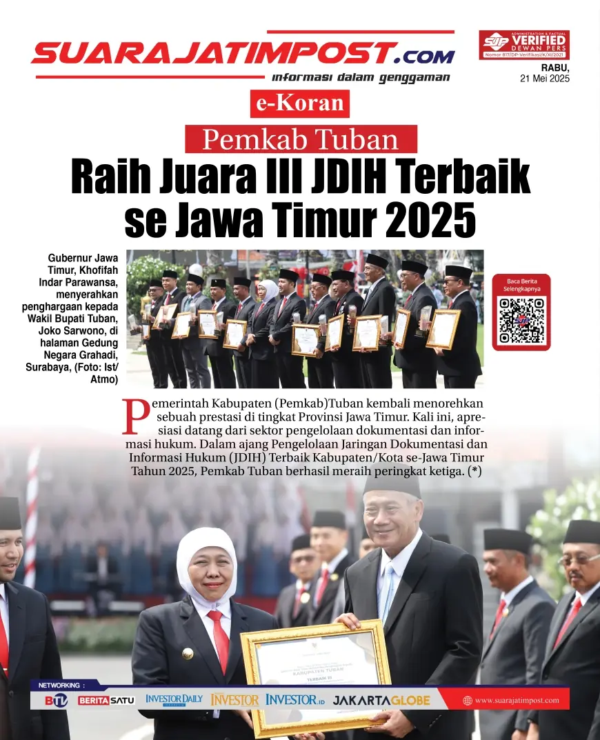eKoran, Edisi Rabu, 21 Mei 2025