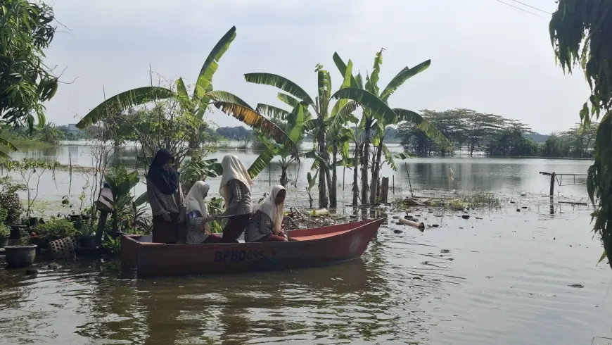 Puluhan Hektare Padi Terendam, Pemkab Gresik Diminta Lebih Serius Atasi Banjir