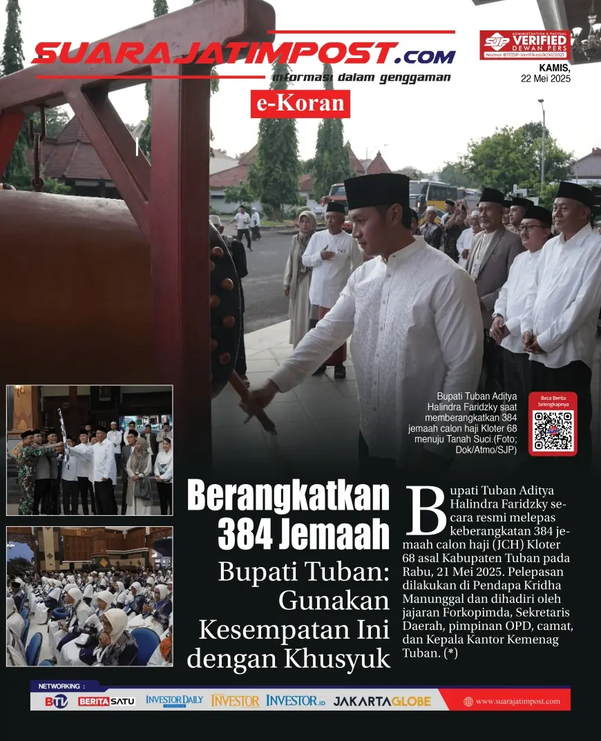 eKoran, Edisi Kamis, 22 Mei 2025