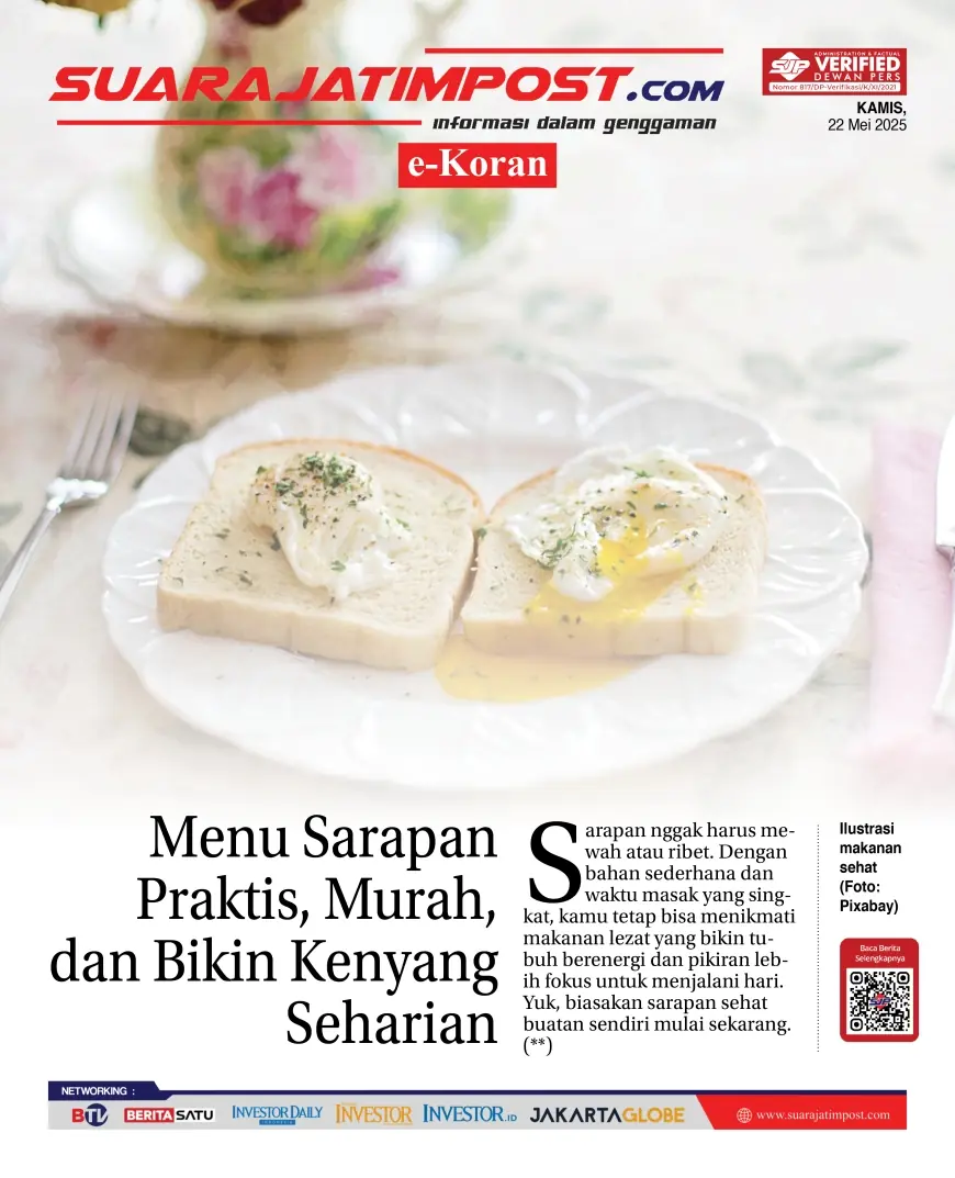 eKoran, Edisi Kamis, 22 Mei 2025