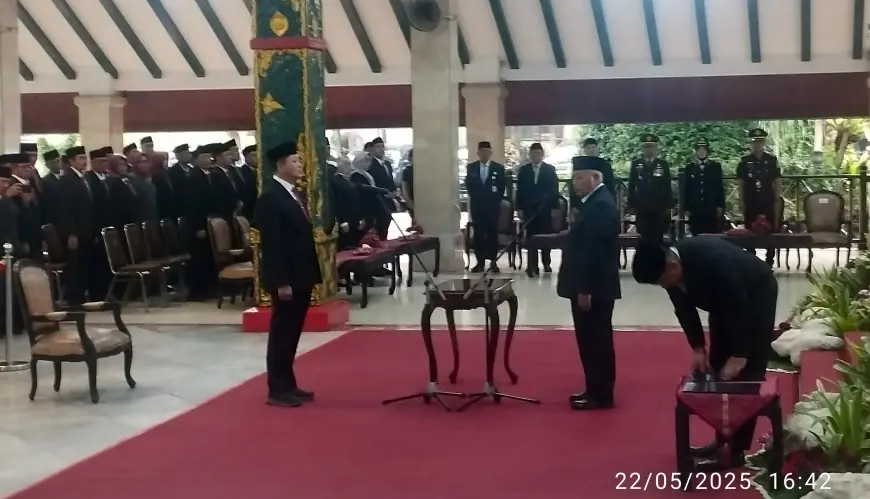 Inspektur Nurcahyo Resmi Dilantik Sebagai Pj Sekda Malang