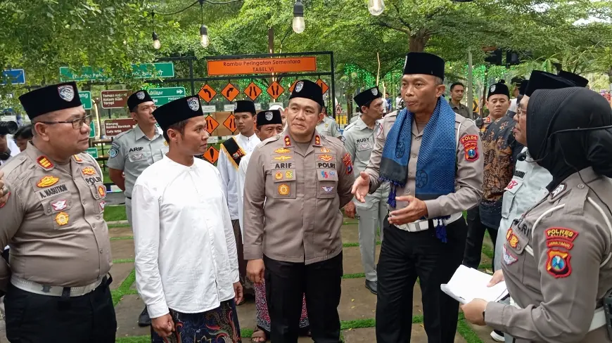Tinjau Taman Lalu Lintas di Blitar, Dirlantas Polda Jatim Berkomitmen Tekan Laka