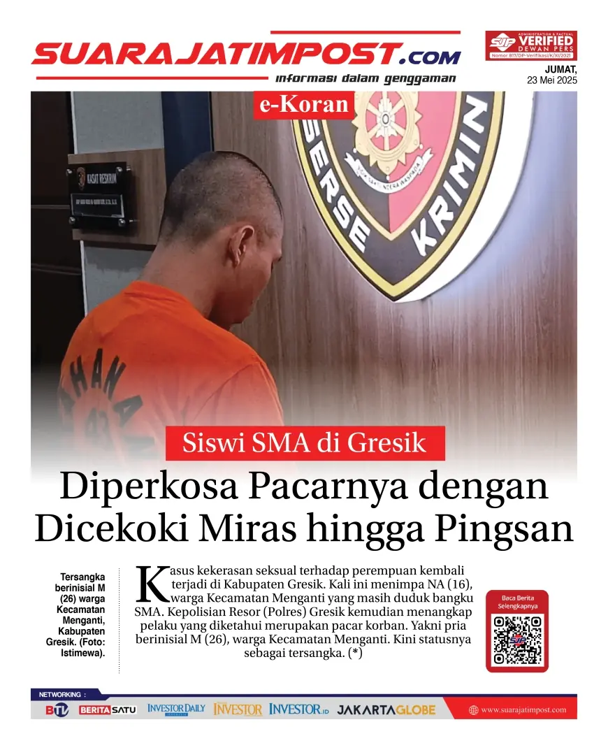 eKoran, Edisi Jumat, 23 Mei 2025