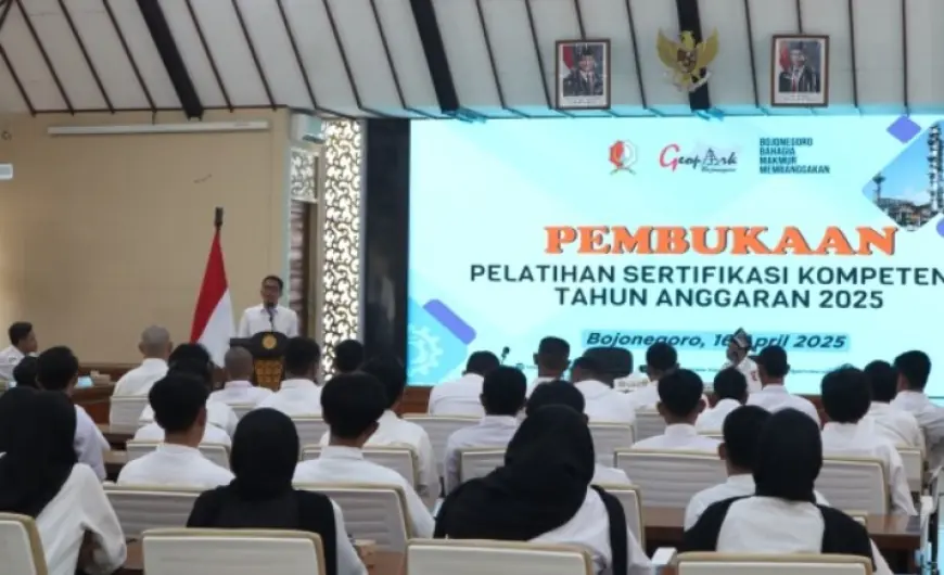 Tekan Pengangguran, Pemkab Bojonegoro Gelar Pelatihan dan Sertifikasi Kompetensi untuk Pencari Kerja