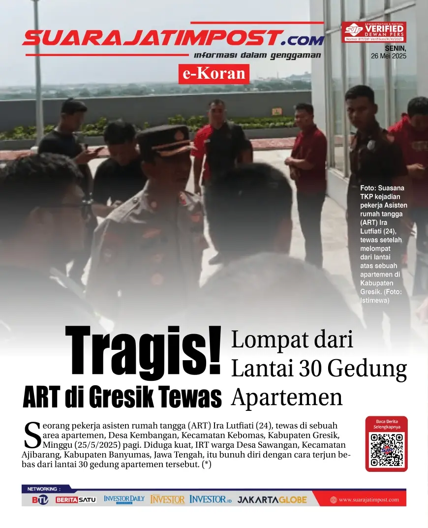 eKoran, Edisi Senin, 26 Mei 2025
