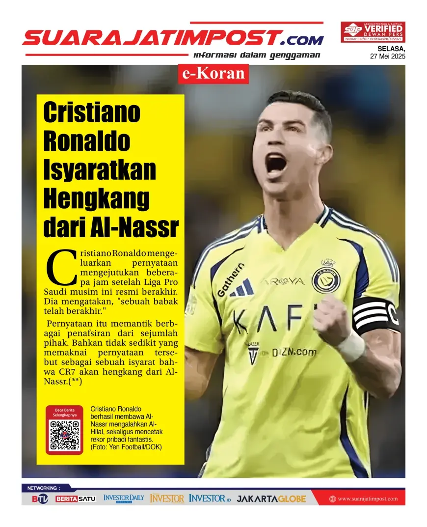 eKoran, Edisi Selasa, 27 Mei 2025