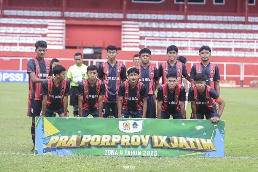 Tim Sepak Bola Kota Blitar Lolos ke Porprov Jatim 2025, Usai Juarai Zona 4