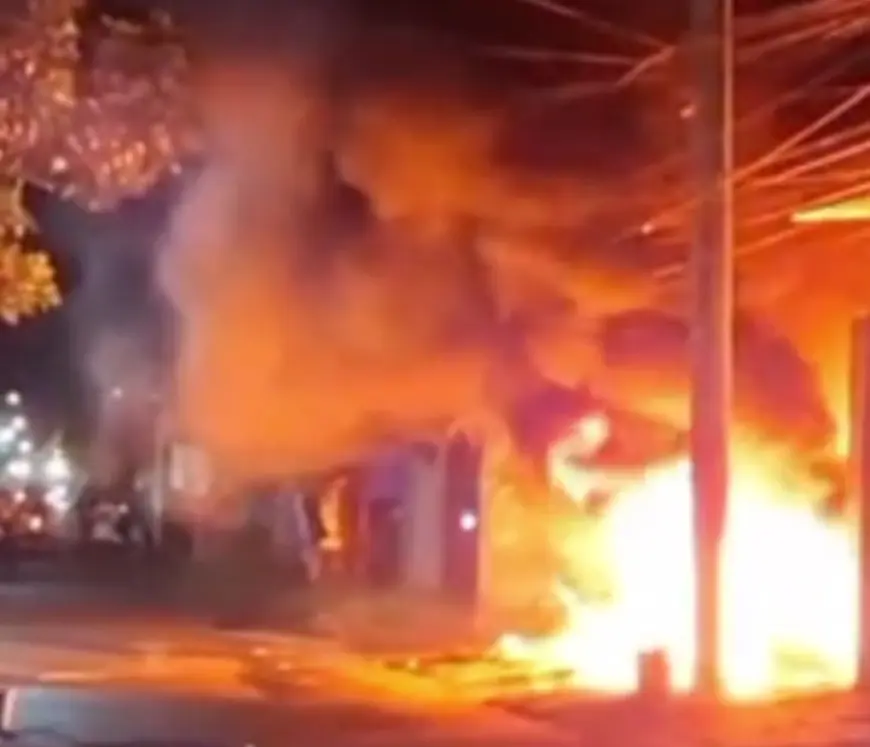 Bengkel Tambal Ban dan Ganti Oli di Pasuruan Ludes Terbakar, Kerugian Ditaksir Puluhan Juta