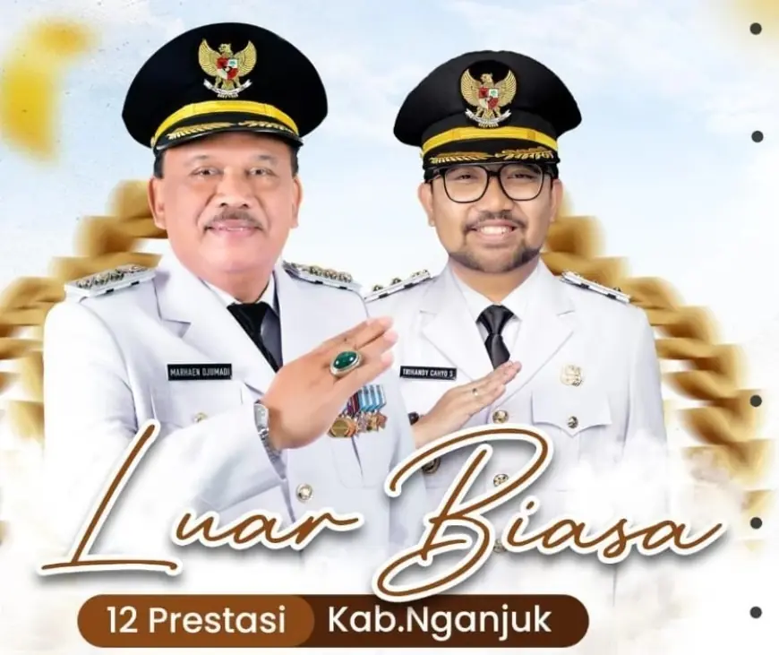 100 Hari Kepemimpinan Marhaen-Trihandy, Nganjuk Raih 12 Prestasi Gemilang