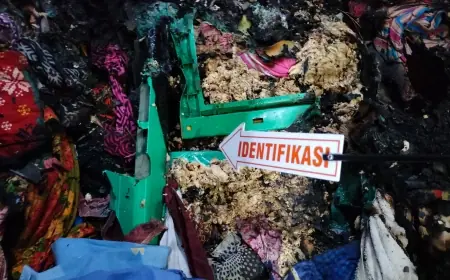 Rumah Terbakar di Tumpang Malang, Seorang Lansia Tewas Saat Tidur