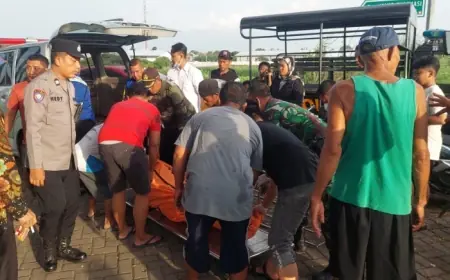 Innalilahi, Mayat Laki-laki di Sungai Gegerkan Warga Probolinggo