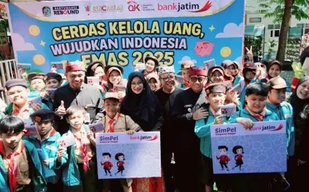 Dorong Literasi Keuangan Pelajar, Bank Jatim Bukakan 1.000 Rekening Siswa di Banyuwangi