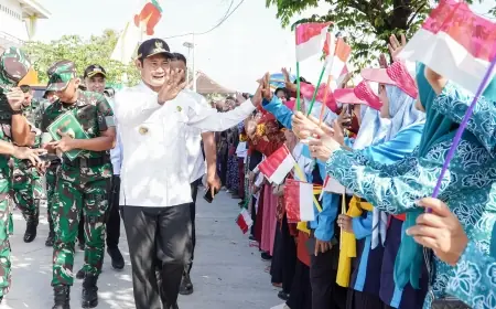 TMMD ke-124 di Lamongan Resmi Ditutup, Pak Yes Pastikan Pembangunan Berlanjut