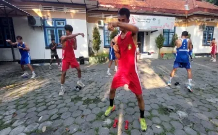 Targetkan 7 Medali di Ajang Porprov IX , Atlet Pertina Probolinggo Genjot Latihan Pagi Sore