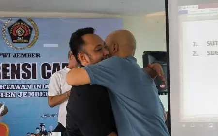Pemilihan Ketua PWI Jember Periode 2025-2028: Incumbent Sugeng Prayitno Menang