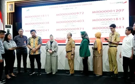 Bank Jatim Apresiasi Nasabah Kredit Multiguna, Gelar Undian Berhadiah Umrah 2025