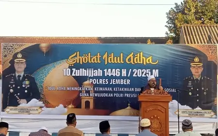 Khutbah Iduladha, Prof Hefni UIN KHAS Jember Kutip Firman Allah QS At-Takwir