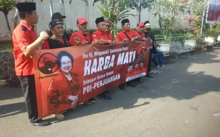Megawati Dapat Dukungan untuk Kembali Pimpin PDIP saat ke Kota Blitar