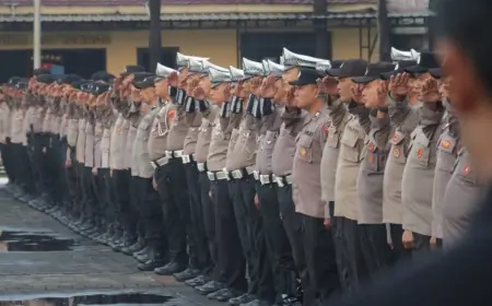Sejumlah Objek Wisata di Mojokerto Dijaga Polisi saat Libur Iduladha 2025