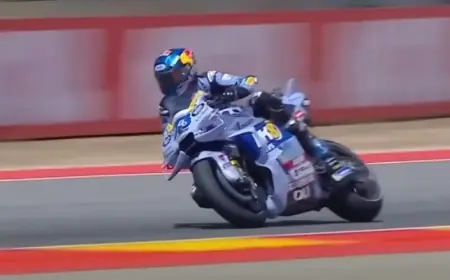 Duo Pembalap Gresini Racing Kuasai Sprint Race MotoGP Aragon 2025